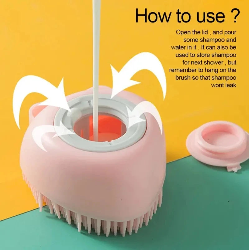 Silicone Pet Bath Brush