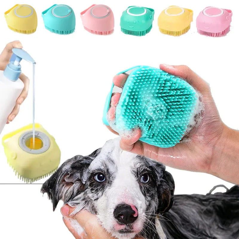 Silicone Pet Bath Brush